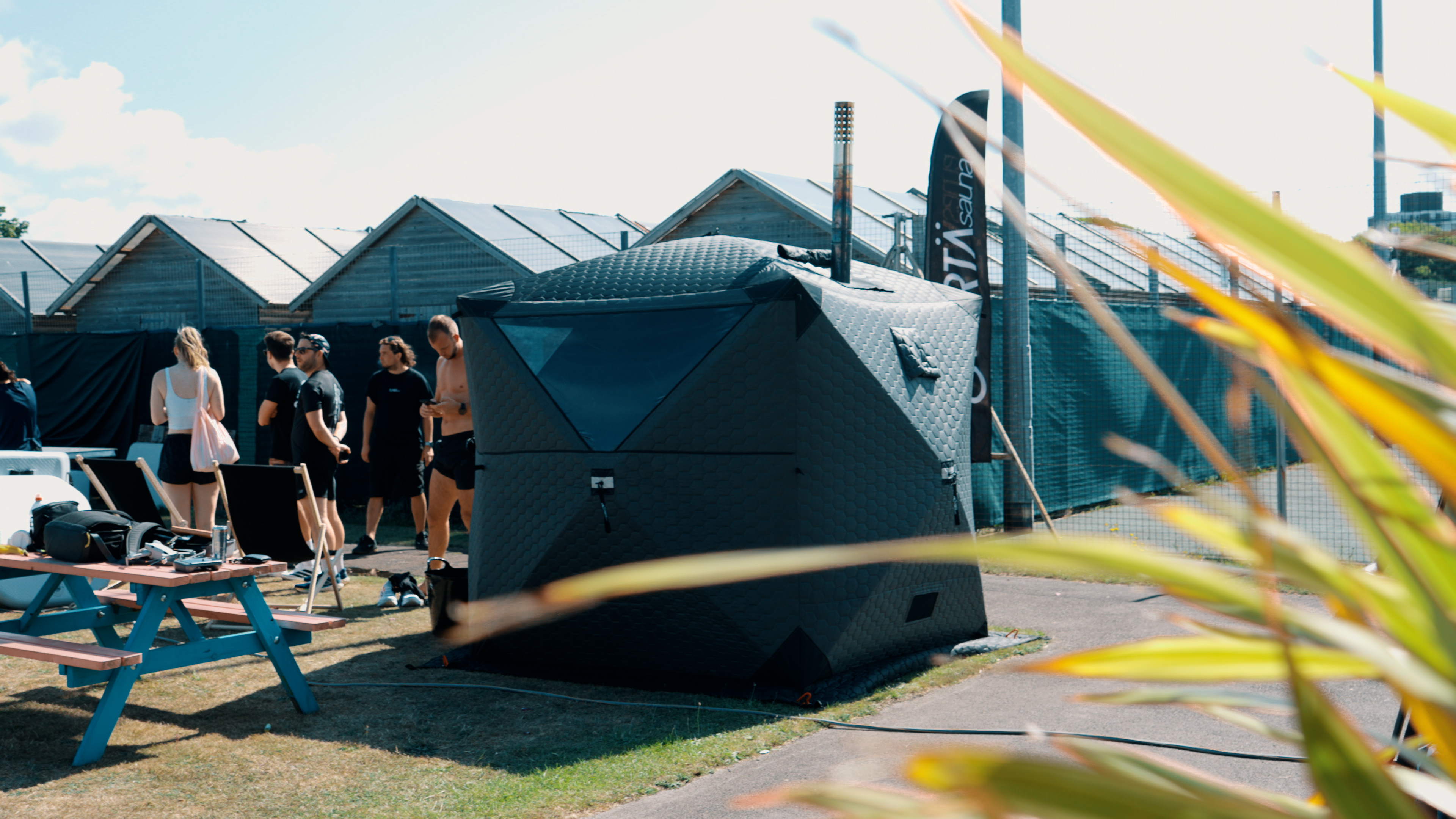 SMÜG KABIN XL sauna activating a public space for a council event