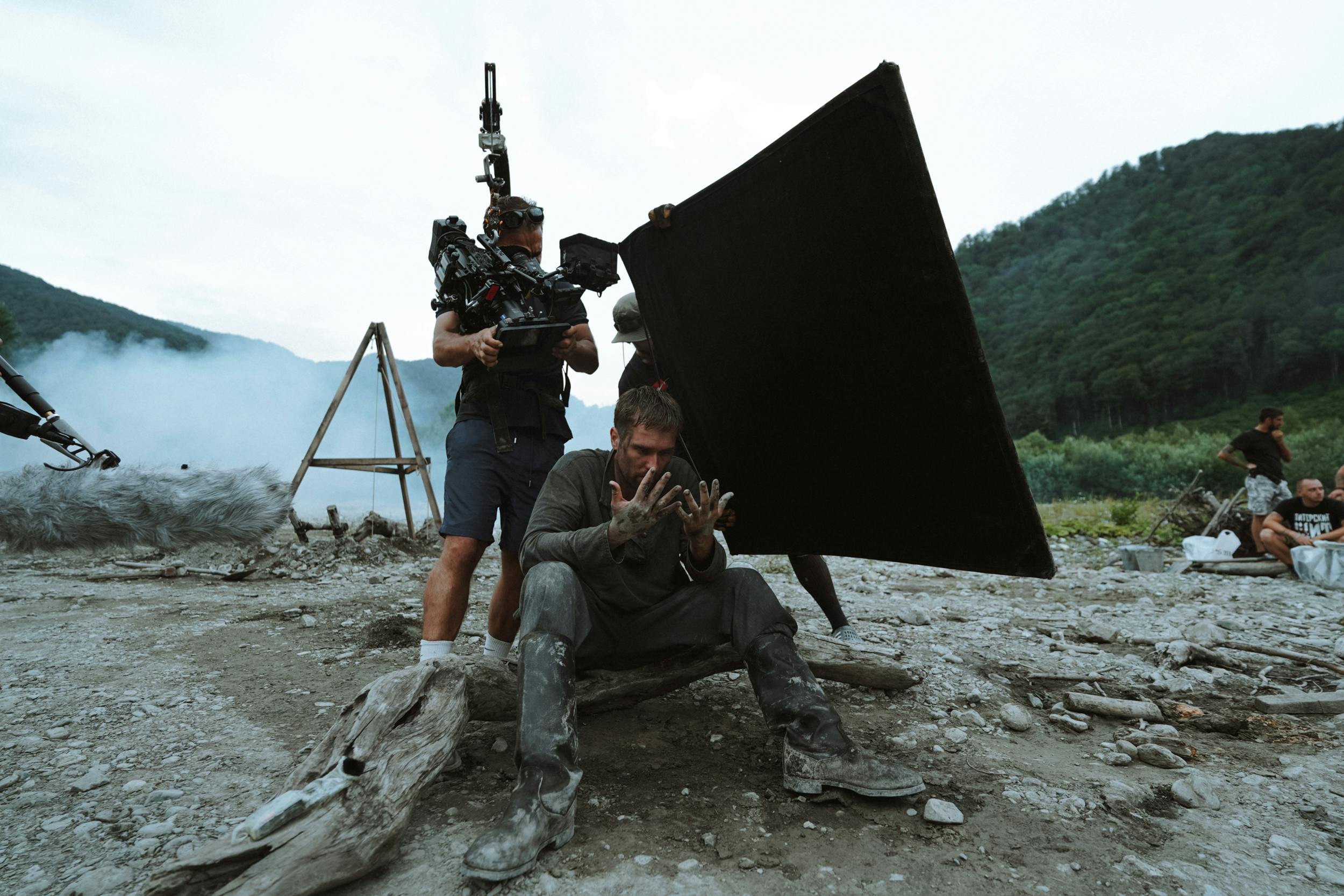 SMÜG sauna unit providing on-set welfare for a film or TV production